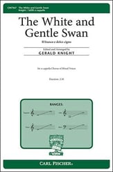 White and Gentle Swan SATB choral sheet music cover